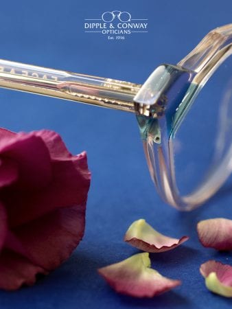 close up of glasses with rose