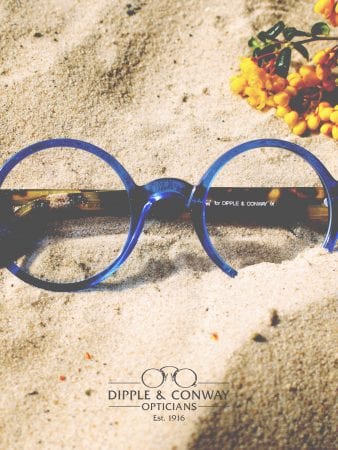Glasses in sand