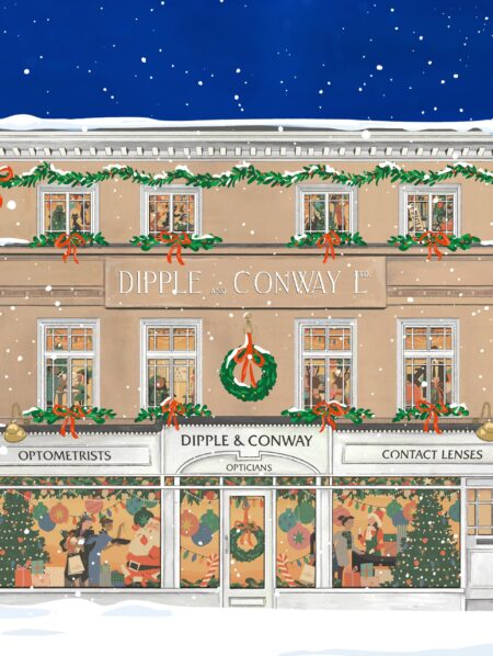 Christmas Store Illustration