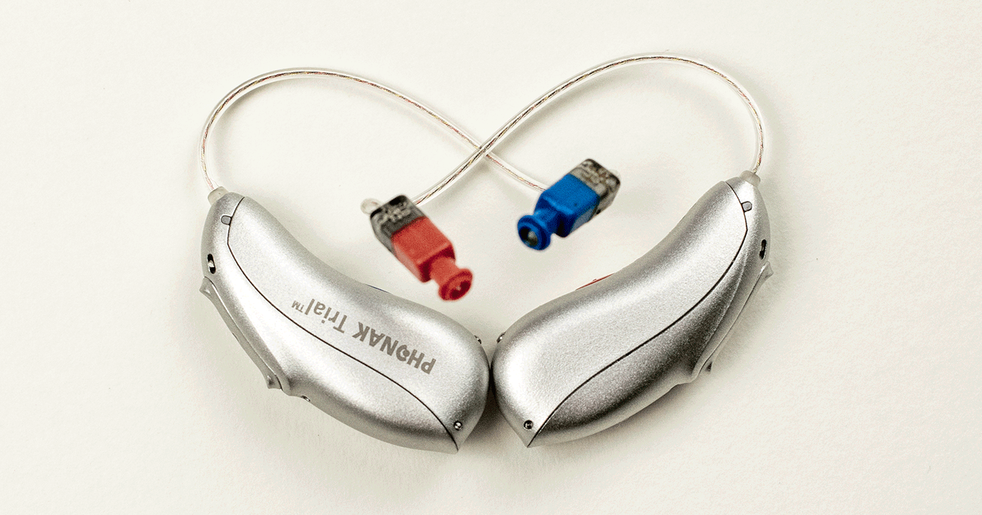 A pair of hearing aids